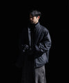 【paratrait】MEMBRANE SHELL PUFF BLOUSON - BLACK
