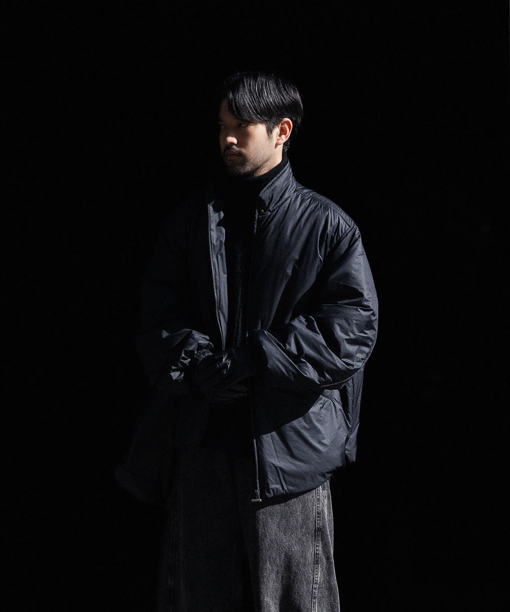 paratrait パラトレイトのPMEMBRANE SHELL PUFF BLOUSON のBLACK 公式通販サイトsession福岡セレクトショップ