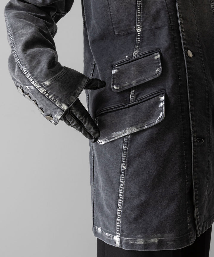 SUBLATIONS サブレーションズのMOLESKINE PRISONER COVERALL JACKET - BLACKの公式通販サイトsession福岡セレクトショップ