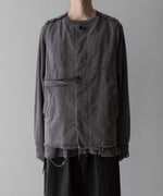 画像をギャラリービューアに読み込む, Fujimoto フジモトのOVERDYED WRAP VEST - BLACKの公式通販サイトsession福岡セレクトショップ
