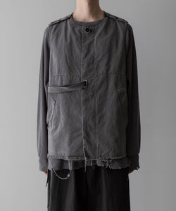 Fujimoto フジモトのOVERDYED WRAP VEST - BLACKの公式通販サイトsession福岡セレクトショップ