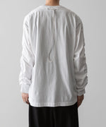 画像をギャラリービューアに読み込む, VEIN ヴェインのSUEDED CO JERSEY VESSEL L/S TEE - WHITEの公式通販サイトsession福岡セレクトショップ
