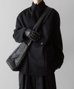 画像をギャラリービューアに読み込む, ssstein(シュタイン)の24AWコレクション REVERSIBLE PEAK LAPEL JACKET - BLACK × BLACK 公式通販サイトsession福岡セレクトショップ
