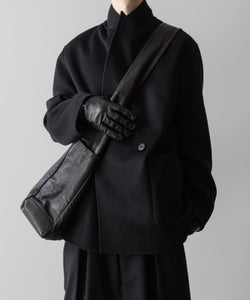 ssstein(シュタイン)の24AWコレクション REVERSIBLE PEAK LAPEL JACKET - BLACK × BLACK 公式通販サイトsession福岡セレクトショップ