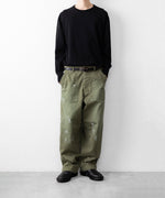 画像をギャラリービューアに読み込む, INTÉRIM - インテリムのMILK PAINT VINTAGE WASH ORGANIC COTTON US ARMY M-47 HBT BAKER PANTSのOLIVE公式通販サイトsession福岡セレクトショップ
