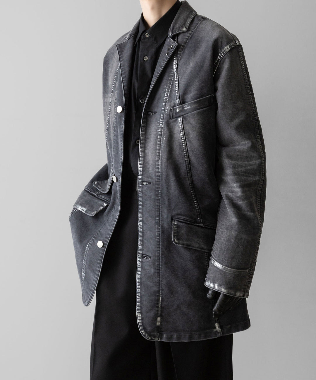 SUBLATIONS サブレーションズのMOLESKINE PRISONER COVERALL JACKET - BLACKの公式通販サイトsession福岡セレクトショップ