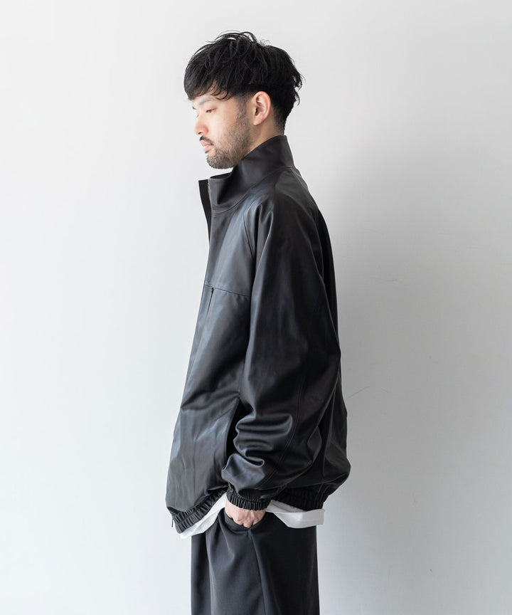 【stein】 LEATHER WINDBREAKER JACKET - BLACK シュタイン 23AW sessionセッション福岡セレクトショップ 公式通販サイト