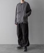 画像をギャラリービューアに読み込む, Fujimoto フジモトのOVERDYED WRAP VEST - BLACKの公式通販サイトsession福岡セレクトショップ
