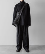 画像をギャラリービューアに読み込む, ssstein(シュタイン)の24AWコレクション REVERSIBLE PEAK LAPEL JACKET - BLACK × BLACK 公式通販サイトsession福岡セレクトショップ
