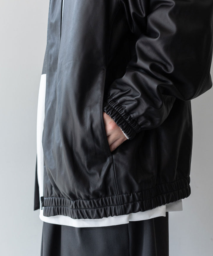 【stein】 LEATHER WINDBREAKER JACKET - BLACK シュタイン 23AW sessionセッション福岡セレクトショップ 公式通販サイト