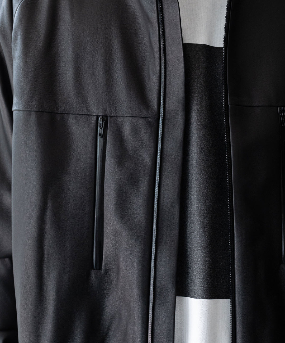 【stein】 LEATHER WINDBREAKER JACKET - BLACK シュタイン 23AW sessionセッション福岡セレクトショップ 公式通販サイト