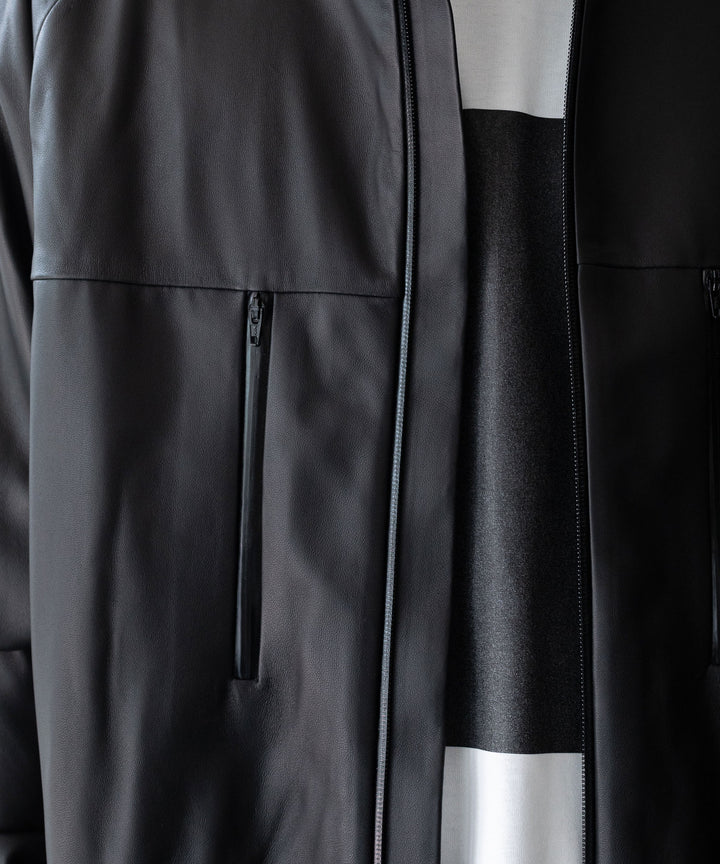 【stein】 LEATHER WINDBREAKER JACKET - BLACK シュタイン 23AW sessionセッション福岡セレクトショップ 公式通販サイト
