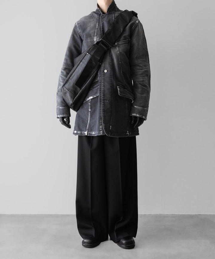 SUBLATIONS サブレーションズのMOLESKINE PRISONER COVERALL JACKET - BLACKの公式通販サイトsession福岡セレクトショップ
