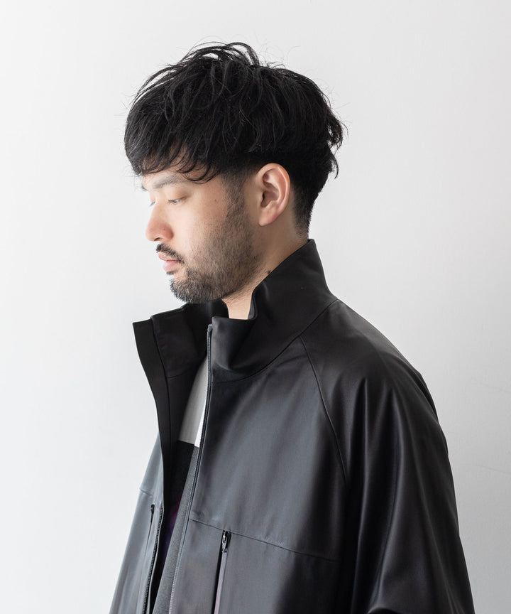 【stein】 LEATHER WINDBREAKER JACKET - BLACK シュタイン 23AW sessionセッション福岡セレクトショップ 公式通販サイト