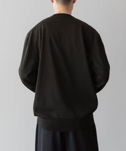 ssstein(シュタイン)の24AWコレクション WOOL SILK KNIT CREW NECK LS - MILITARY KHKAI 公式通販サイトsession福岡セレクトショップ