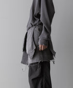 画像をギャラリービューアに読み込む, Fujimoto フジモトのOVERDYED WRAP VEST - BLACKの公式通販サイトsession福岡セレクトショップ
