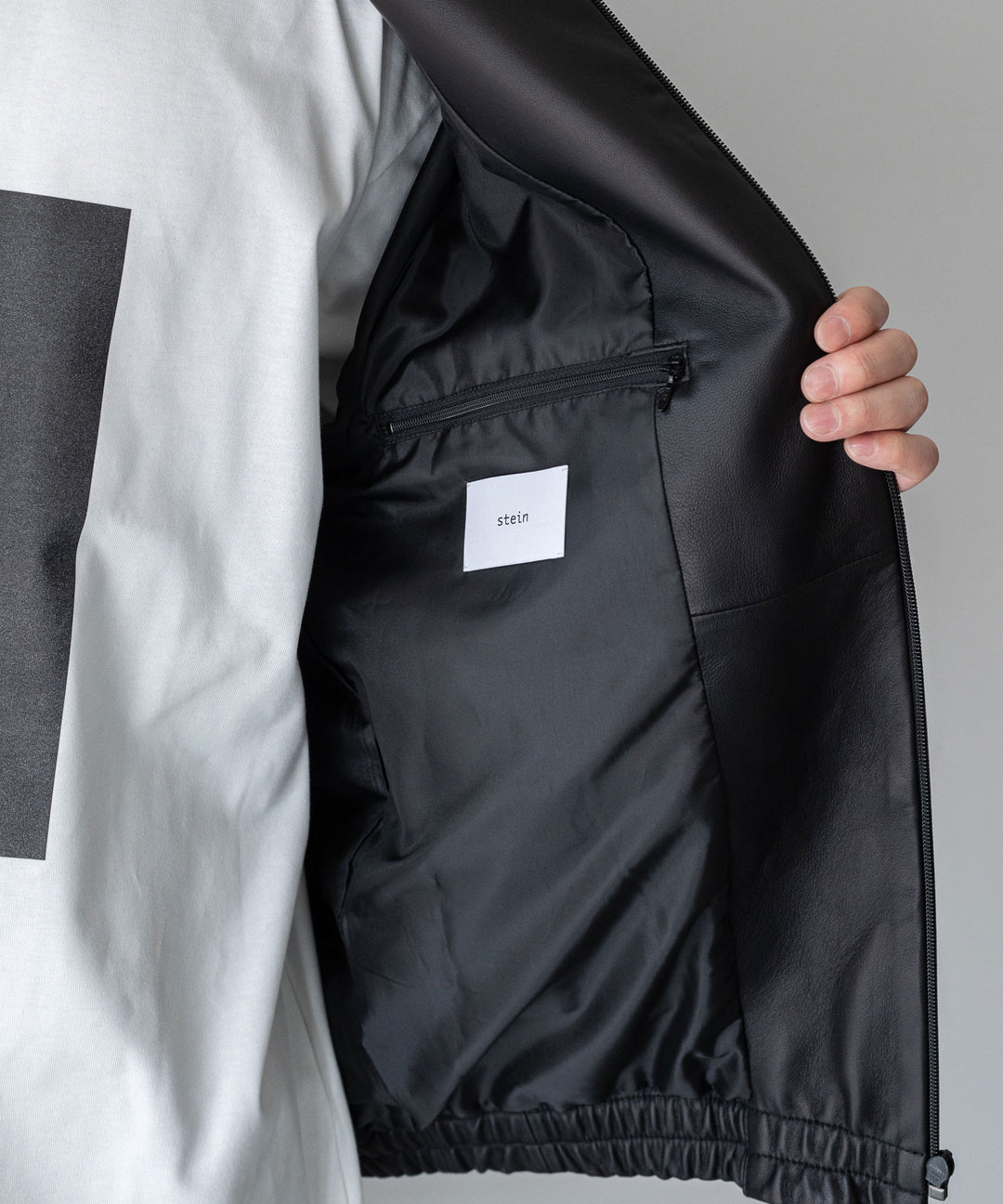 【stein】 LEATHER WINDBREAKER JACKET - BLACK シュタイン 23AW sessionセッション福岡セレクトショップ 公式通販サイト