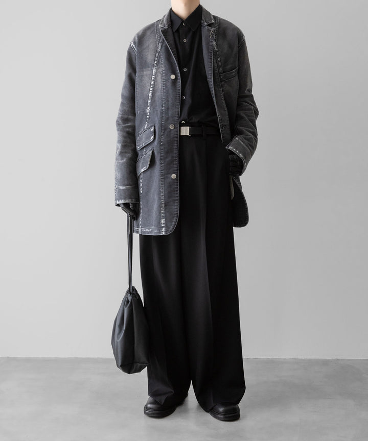 SUBLATIONS サブレーションズのMOLESKINE PRISONER COVERALL JACKET - BLACKの公式通販サイトsession福岡セレクトショップ