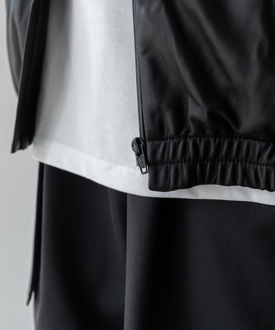 【stein】 LEATHER WINDBREAKER JACKET - BLACK シュタイン 23AW sessionセッション福岡セレクトショップ 公式通販サイト