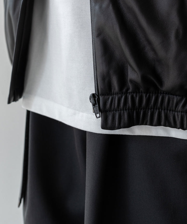 【stein】 LEATHER WINDBREAKER JACKET - BLACK シュタイン 23AW sessionセッション福岡セレクトショップ 公式通販サイト