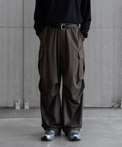 y*。様 MASU SEE THROUGH OVER PANTS 46 カーゴパ KANEMASA PHIL.】46G OVER CARGO PANTS - BROWN | 公式通販サイト