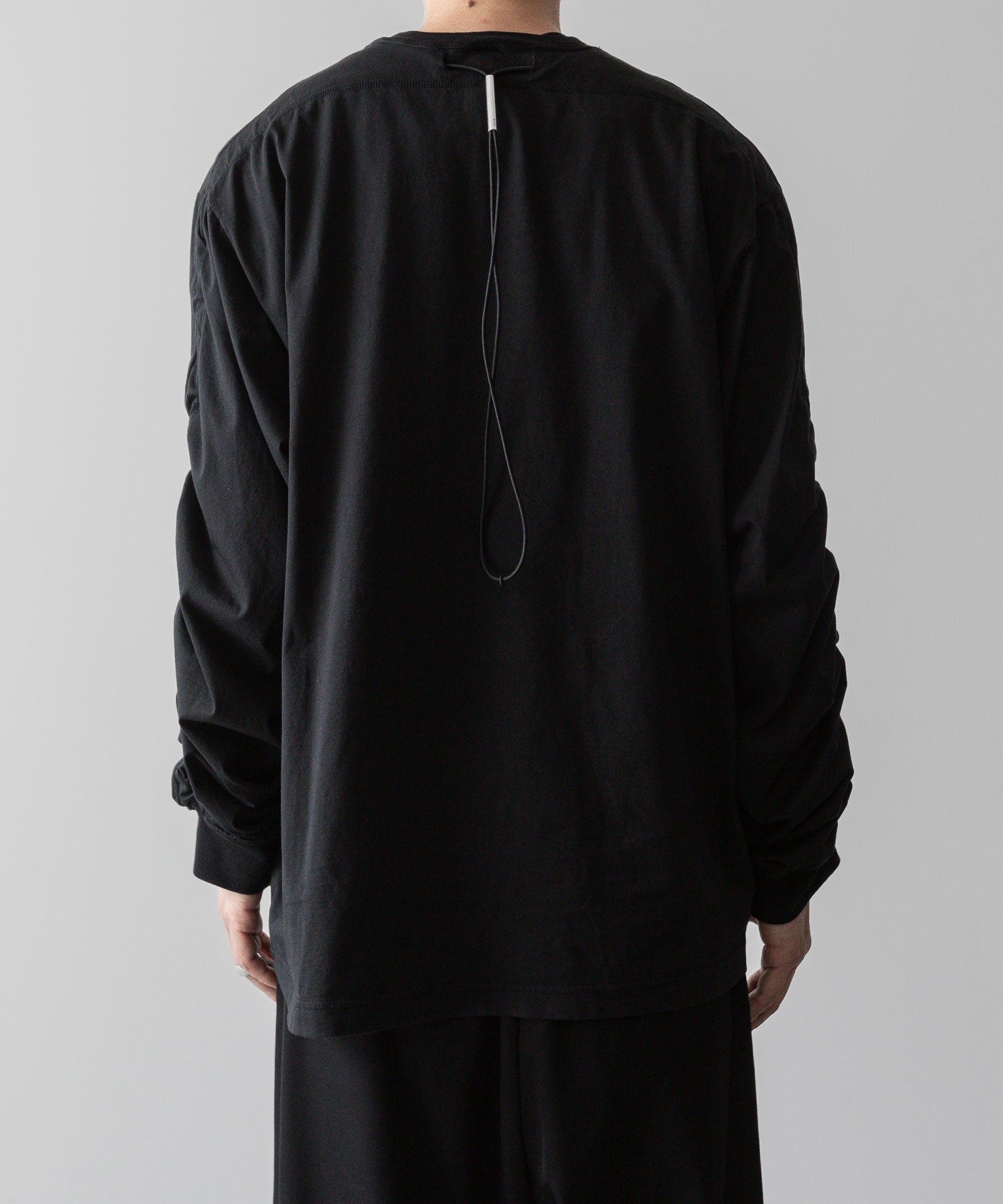 VEIN ヴェインのSUEDED CO JERSEY VESSEL L/S TEE - BLACKの公式通販サイトsession福岡セレクトショップ