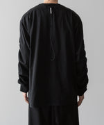 画像をギャラリービューアに読み込む, VEIN ヴェインのSUEDED CO JERSEY VESSEL L/S TEE - BLACKの公式通販サイトsession福岡セレクトショップ
