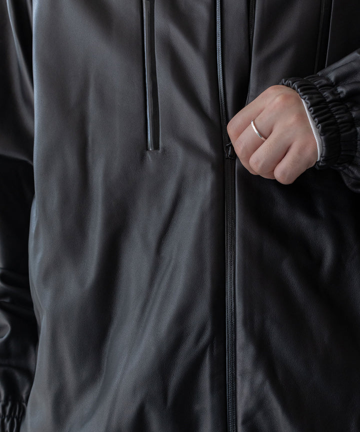 【stein】 LEATHER WINDBREAKER JACKET - BLACK シュタイン 23AW sessionセッション福岡セレクトショップ 公式通販サイト