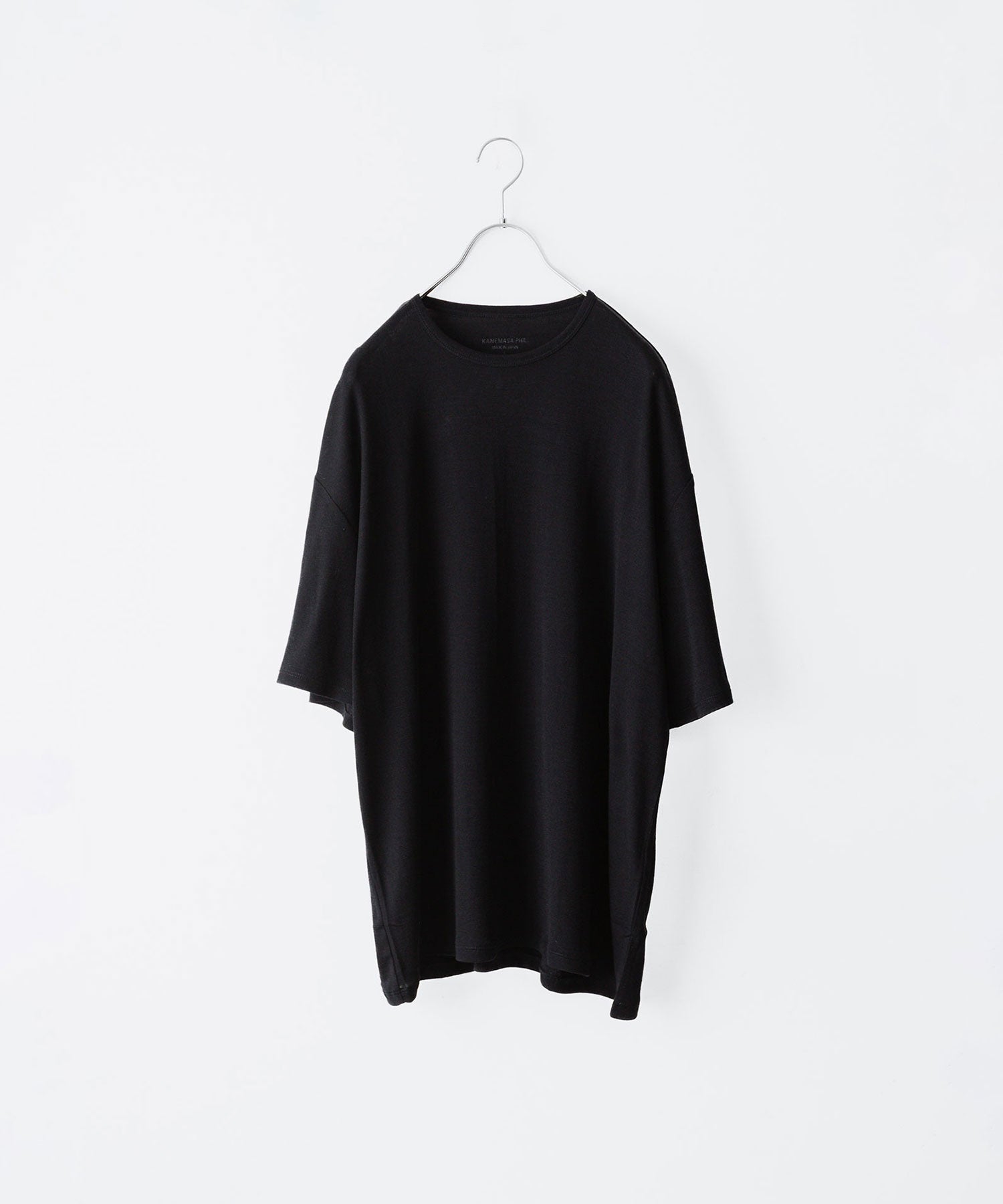 【極美品】カネマサフィル KANEMASA PHIL ブラック M KANEMASA PHIL.】18G WOOL PACK TEE - BLACK | 公式通販サイト session