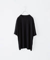 【KANEMASA PHIL.】18G WOOL PACK TEE - BLACK