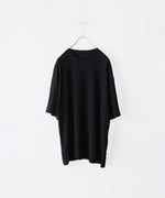 画像をギャラリービューアに読み込む, 【KANEMASA PHIL.】18G WOOL PACK TEE - BLACK
