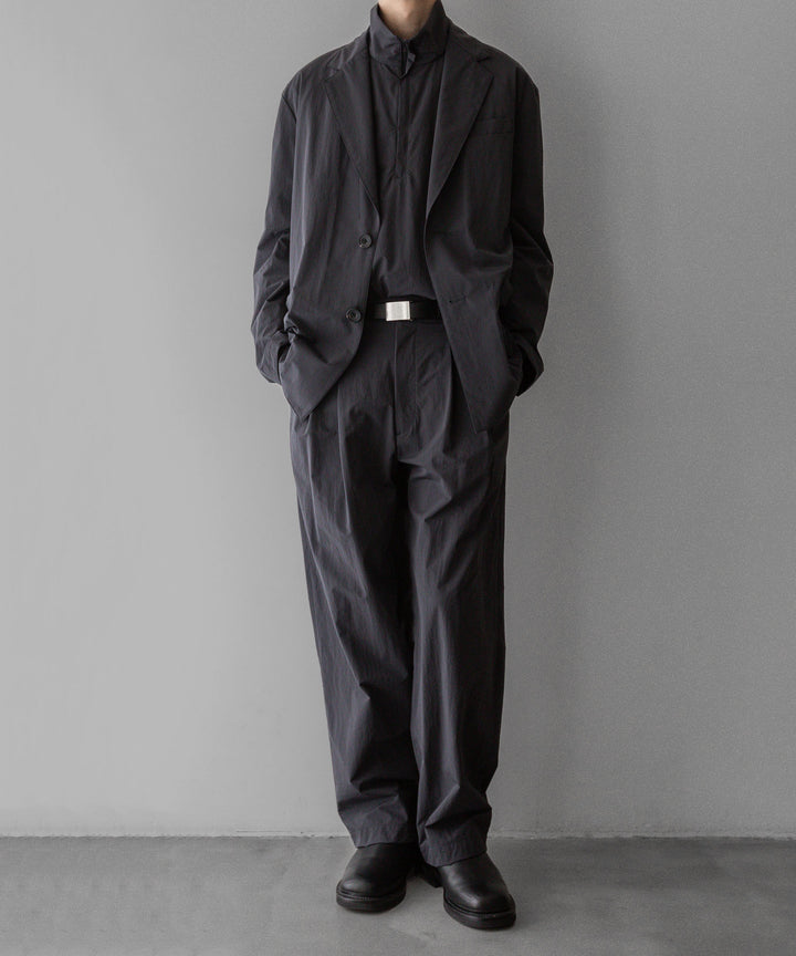 【stein】ssstein シュタインのWINDPROOF NYLON EASY JACKETのDARK GREY KHAKI 公式通販サイトsession福岡セレクトショップ