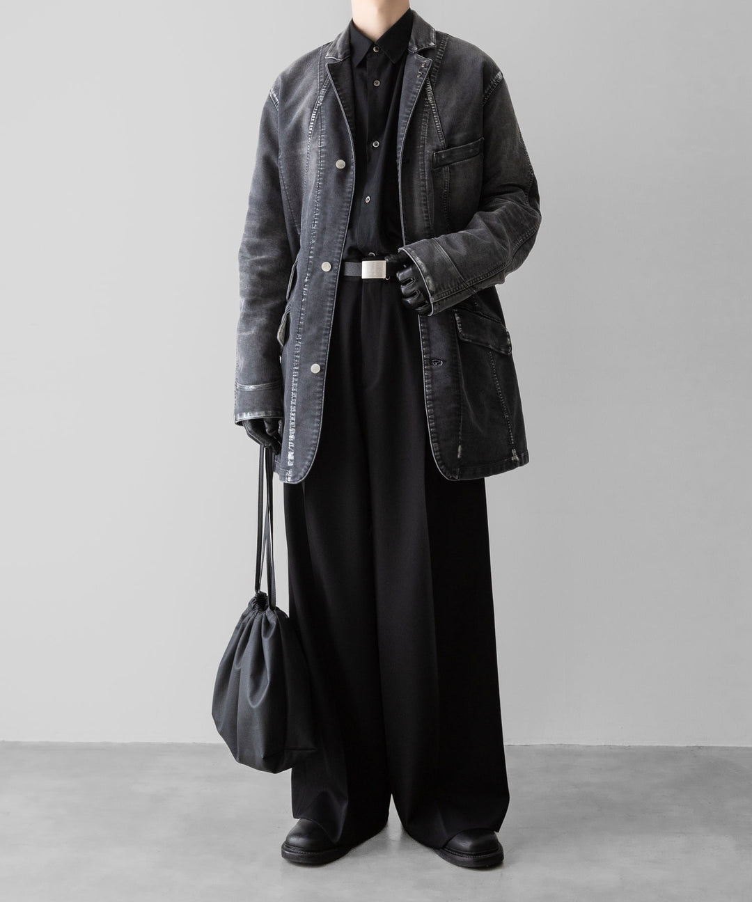 SUBLATIONS サブレーションズのMOLESKINE PRISONER COVERALL JACKET - BLACKの公式通販サイトsession福岡セレクトショップ