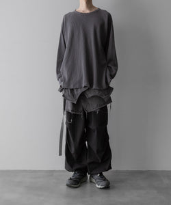 Fujimoto フジモトのOVERDYED WRAP VEST - BLACKの公式通販サイトsession福岡セレクトショップ