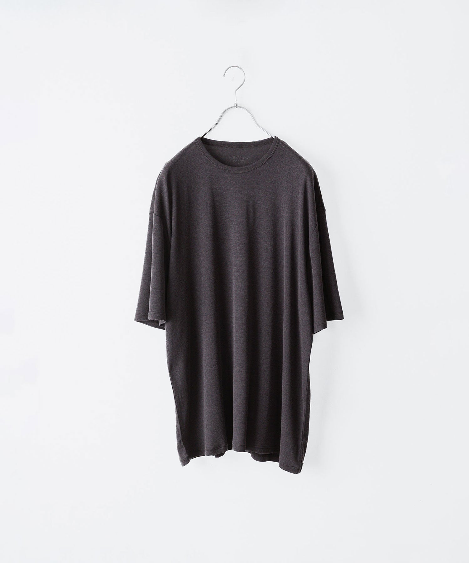 KANEMASA PHIL.】18G WOOL PACK TEE - CHARCOAL | 公式通販サイト