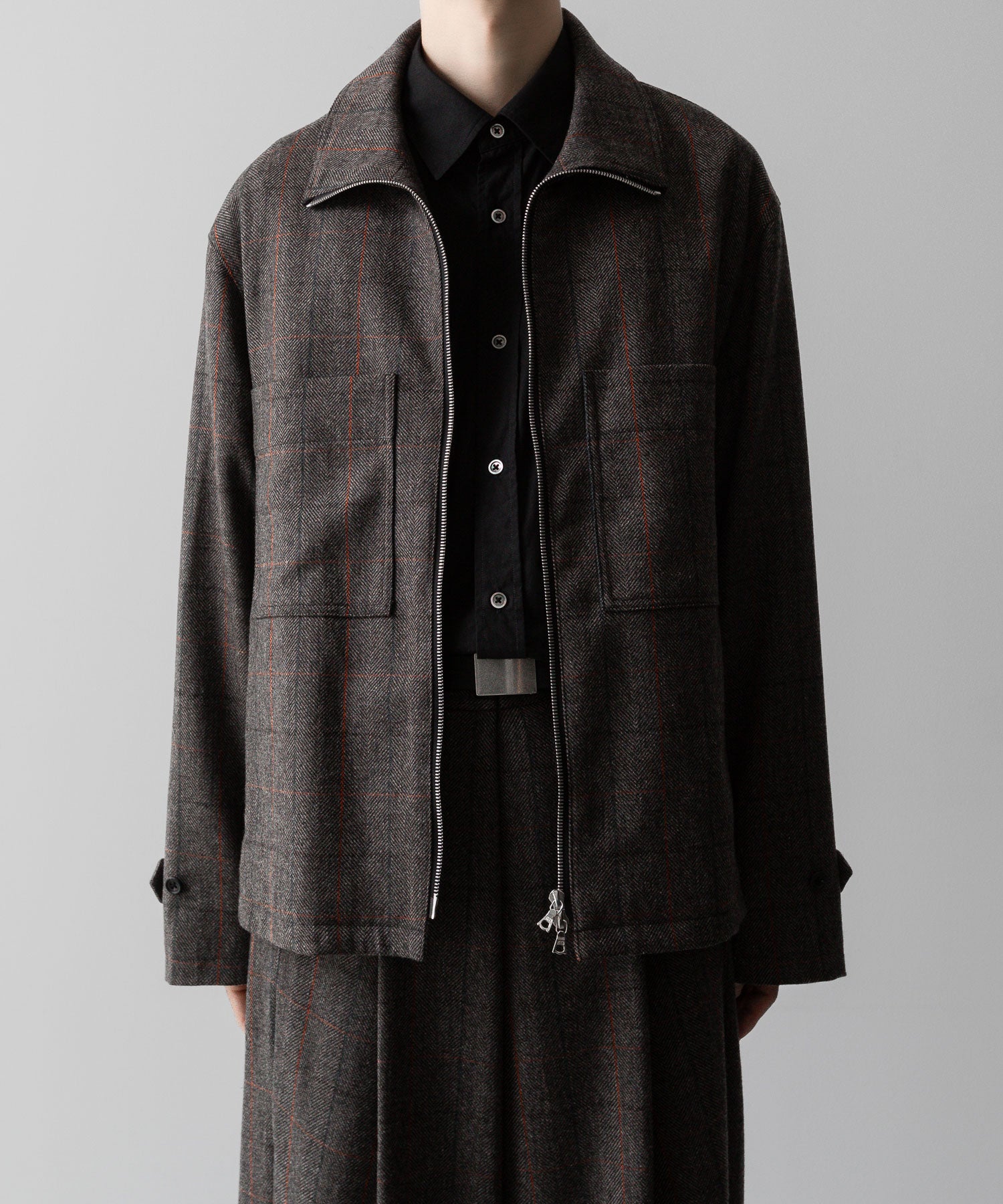 ssstein(シュタイン)の24AWコレクション DRIZZLER ZIP UP JACKET - GLEN CHECK 公式通販サイトsession福岡セレクトショップ