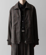 画像をギャラリービューアに読み込む, ssstein(シュタイン)の24AWコレクション DRIZZLER ZIP UP JACKET - GLEN CHECK 公式通販サイトsession福岡セレクトショップ
