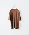 【KANEMASA PHIL.】18G WOOL PACK TEE - BROWN