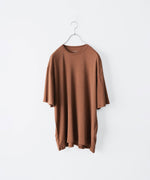 画像をギャラリービューアに読み込む, 【KANEMASA PHIL.】18G WOOL PACK TEE - BROWN
