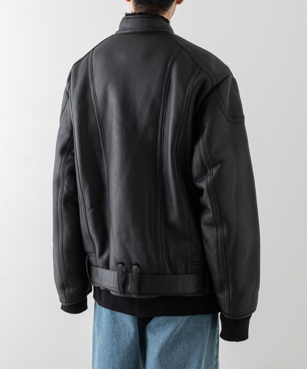 stein シュタイン 23AW MOUTON RACING JACKET - BLACK sessionセッション福岡セレクトショップ 公式通販サイト