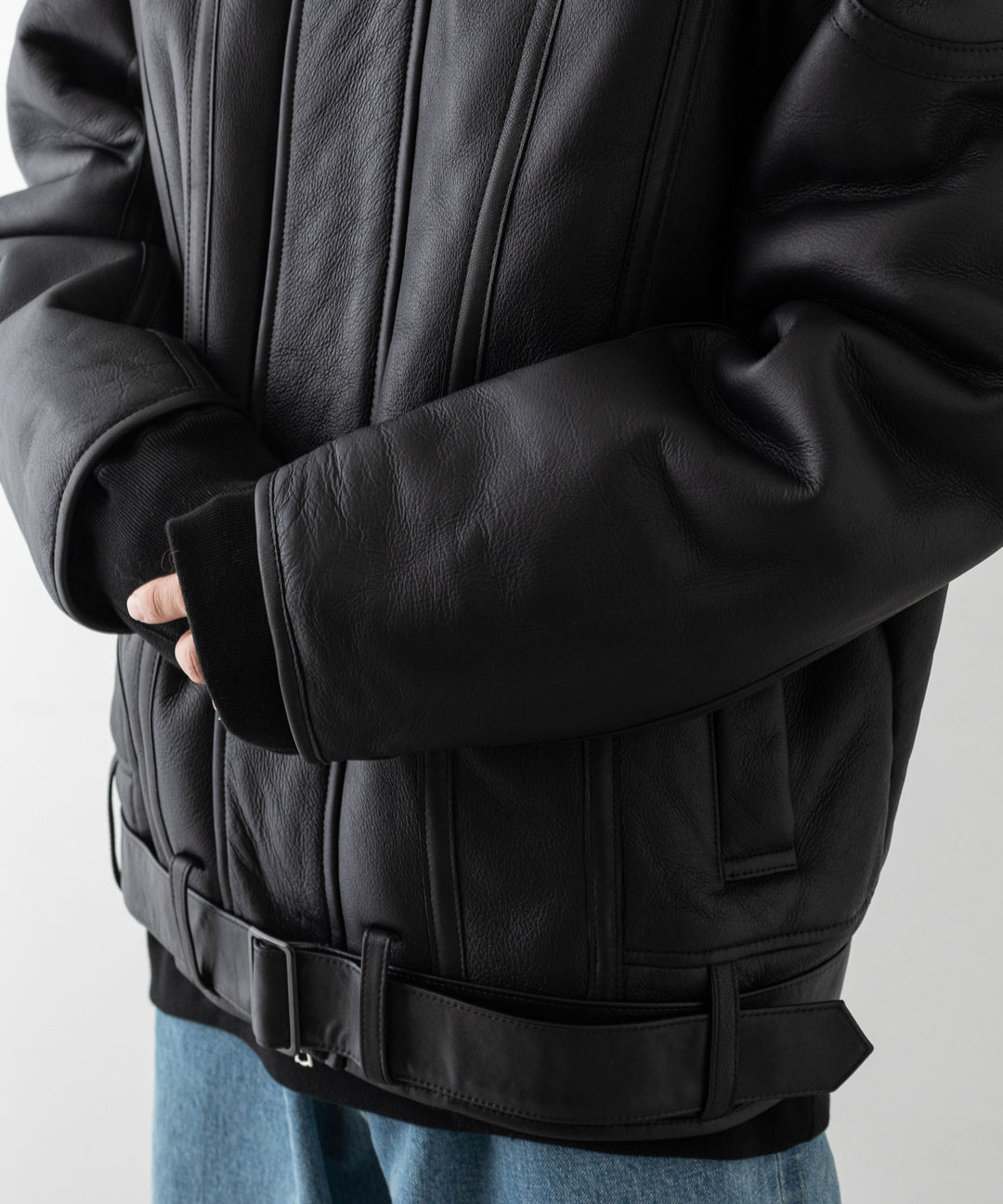 stein シュタイン 23AW MOUTON RACING JACKET - BLACK sessionセッション福岡セレクトショップ 公式通販サイト