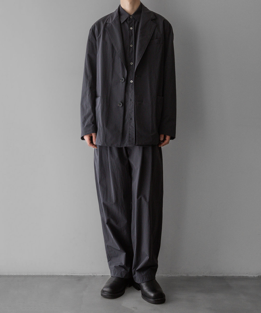 【stein】ssstein シュタインのWINDPROOF NYLON EASY JACKETのDARK GREY KHAKI 公式通販サイトsession福岡セレクトショップ