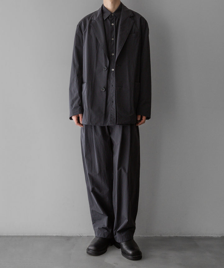 【stein】ssstein シュタインのWINDPROOF NYLON EASY JACKETのDARK GREY KHAKI 公式通販サイトsession福岡セレクトショップ
