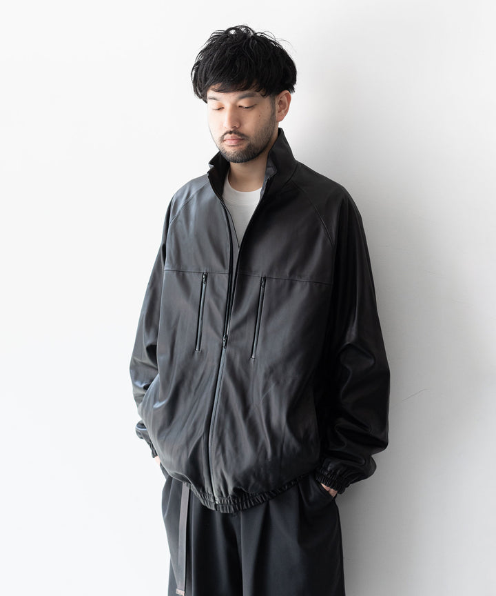【stein】 LEATHER WINDBREAKER JACKET - BLACK シュタイン 23AW sessionセッション福岡セレクトショップ 公式通販サイト