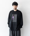 【stein】OVERSIZED LONG SLEEVE TEE - BLACK