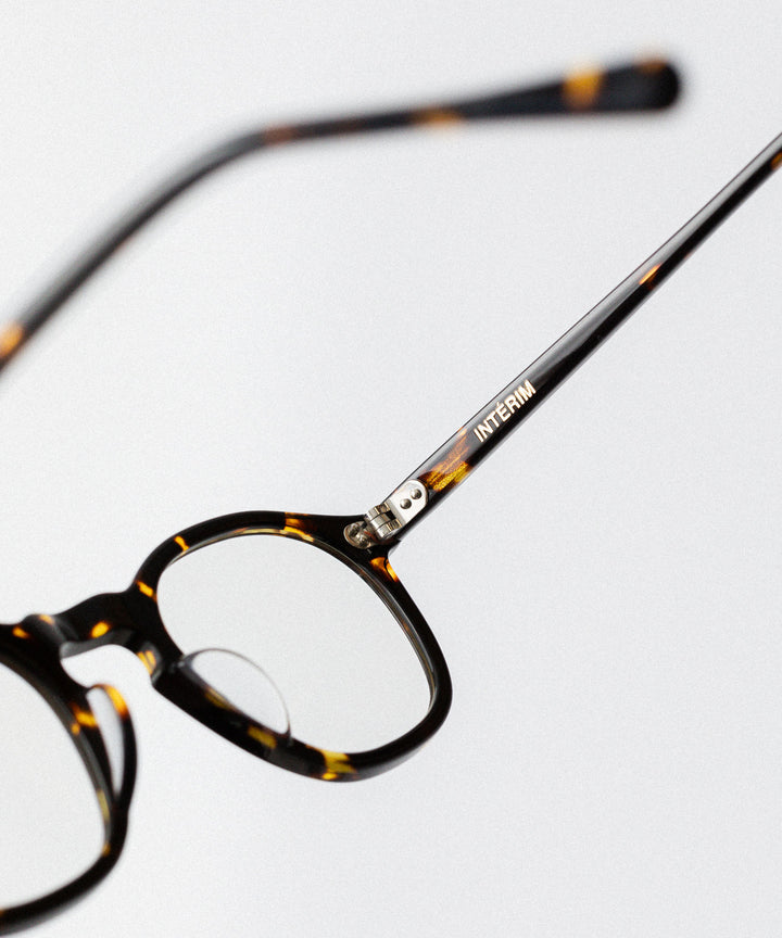 INTÉRIM インテリム FRAME FRANCE PARISIAN CLEAR GLASSESのBLACK 公式通販サイトsession福岡セレクトショップ