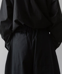 sage NATION セイジネーションのBOX PLEAT TROUSER - BLACKの公式通販サイトsession福岡セレクトショップ