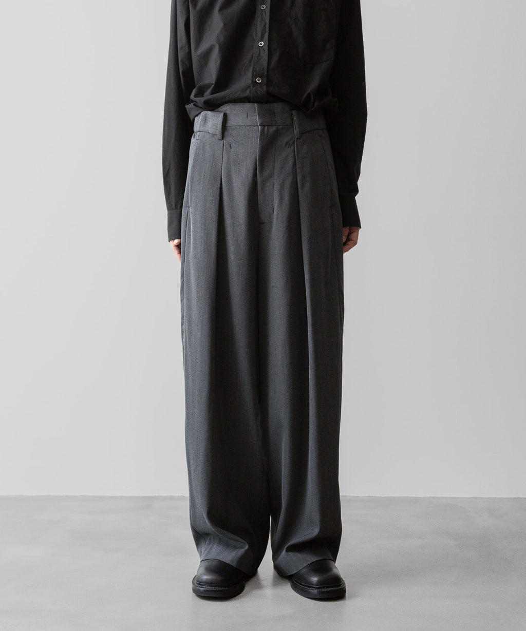 VEIN ヴェインのWO/VIS GABARDINE RESIZE WIDE TROUSERS - X.GRAYの公式通販サイトsession福岡セレクトショップ