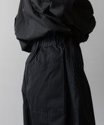 画像をギャラリービューアに読み込む, sage NATION セイジネーションのBOX PLEAT TROUSER - BLACKの公式通販サイトsession福岡セレクトショップ
