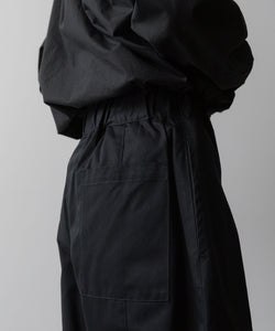 sage NATION セイジネーションのBOX PLEAT TROUSER - BLACKの公式通販サイトsession福岡セレクトショップ